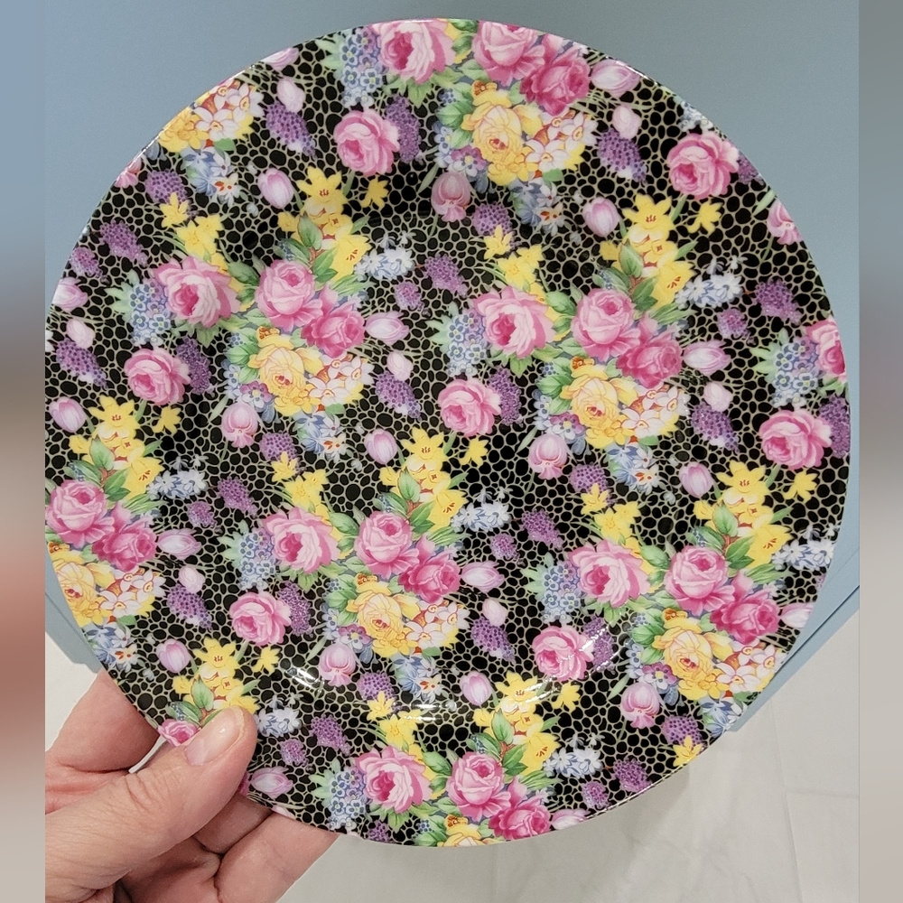 Fitz and Floyd Millie Fleurs  Porcelain Salad Plate